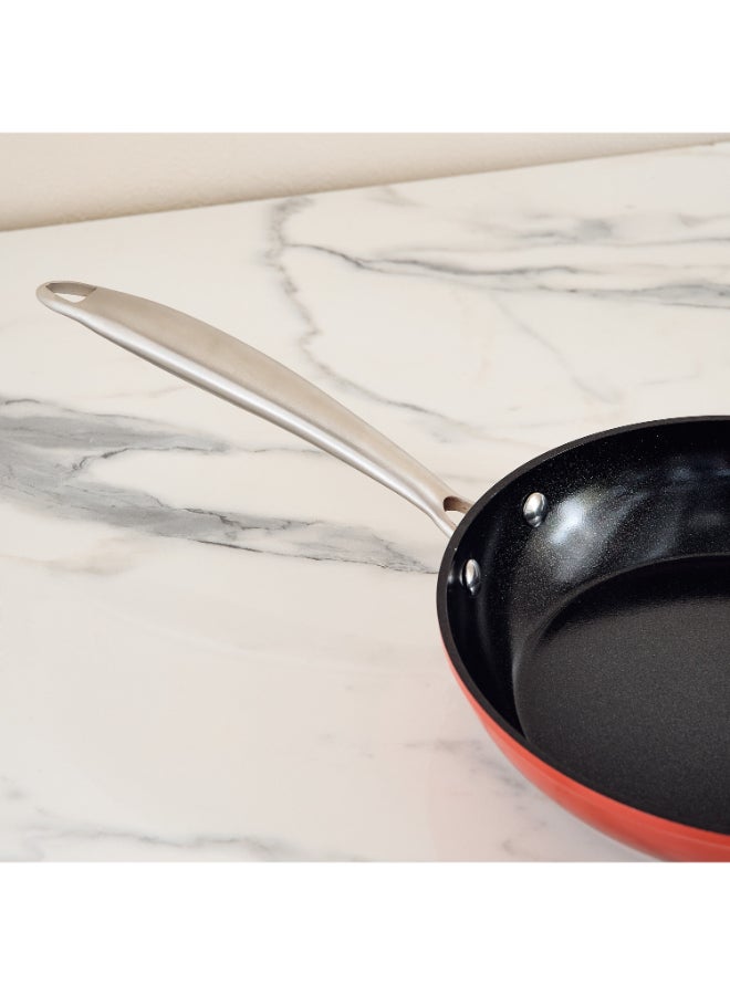 Home Box Induction Fry Pan - Red and Black - 24 cm - Image 3